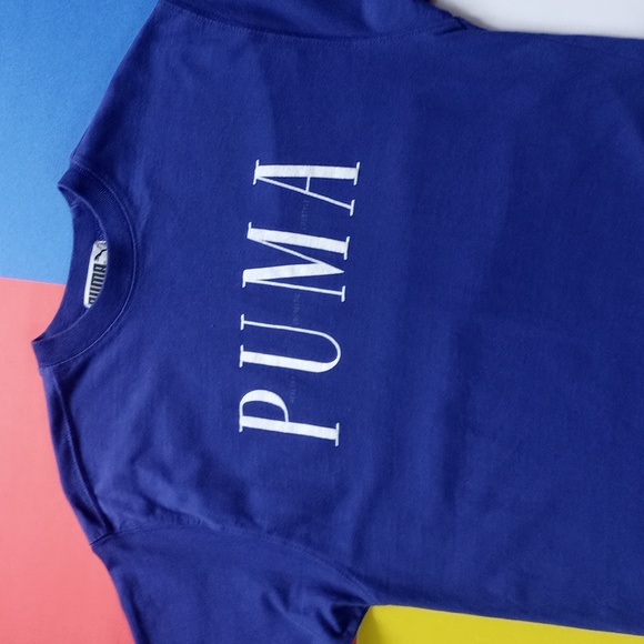 Vintage 90s Puma Health Energetic Lifestyle Graphic T-Shirt Unisex - Picture 1 of 6